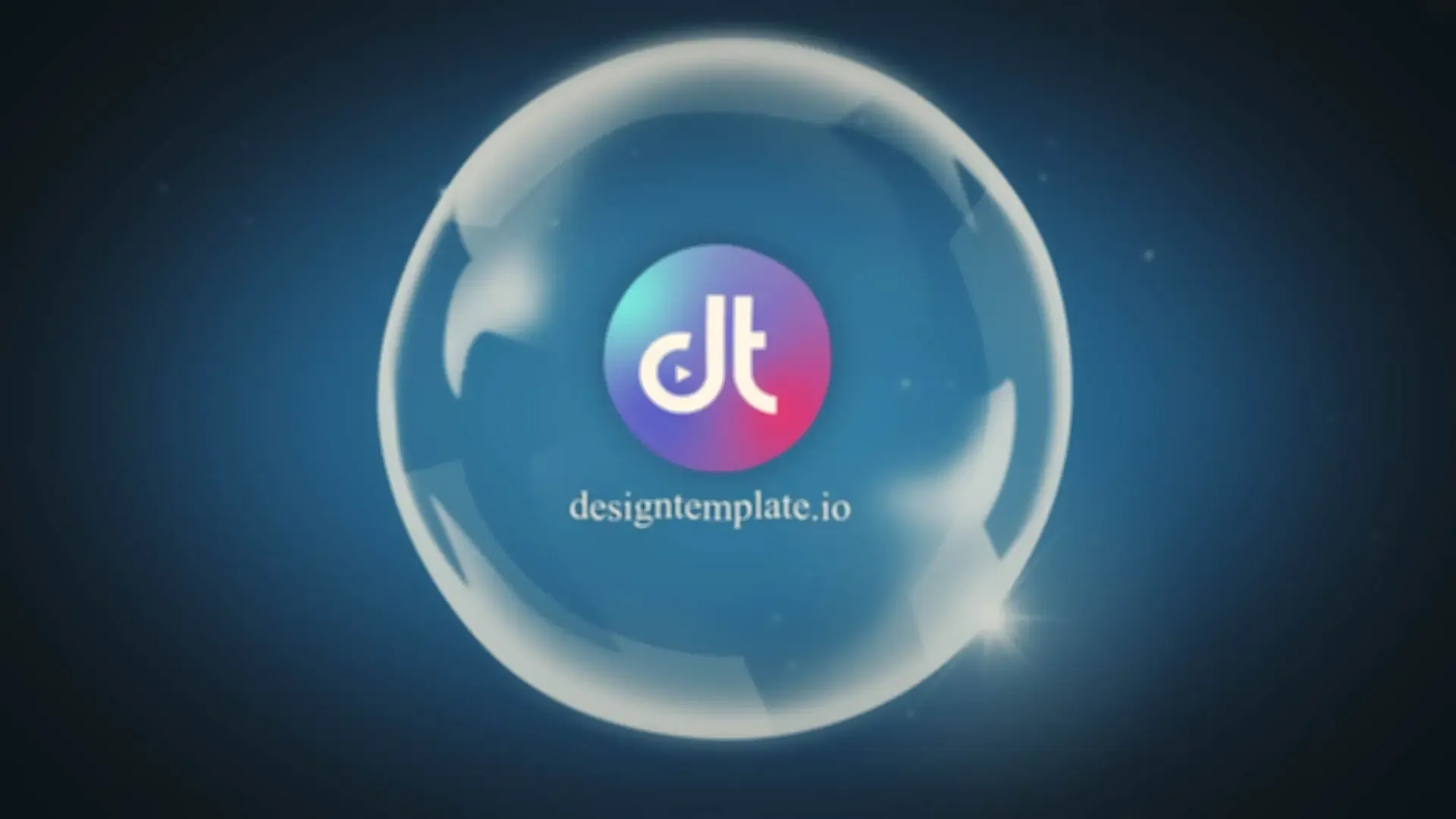 Minimalist Bubble Logo Reveal